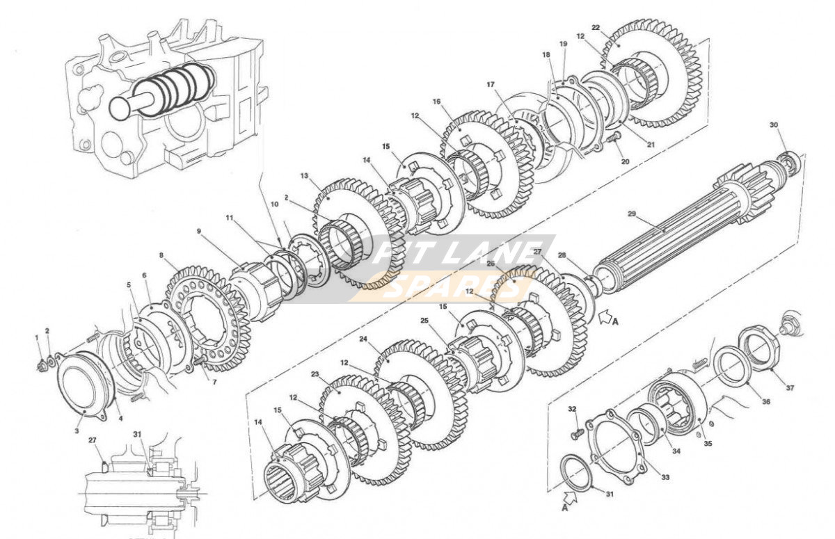 GEARBOX ASSY Diagram